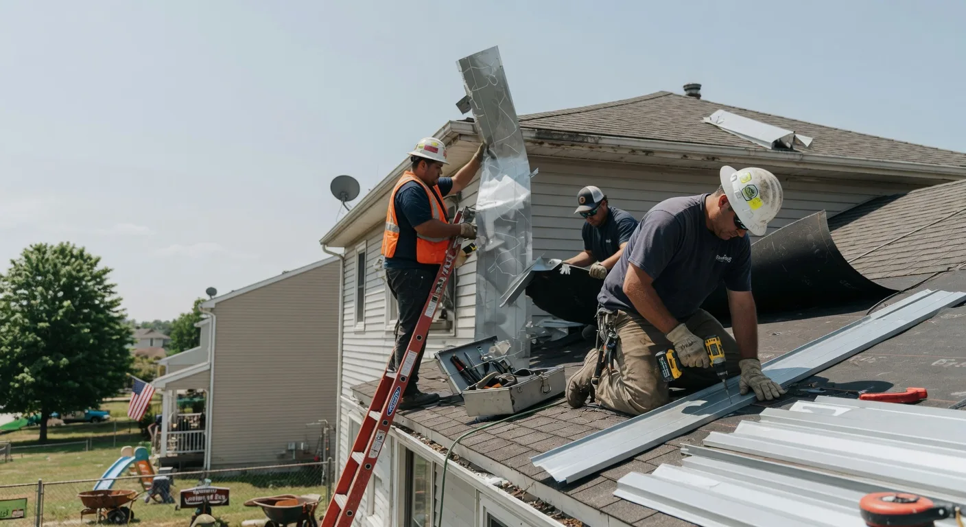 Storm Damage Metal Roof Repair in Gays Creek, KY